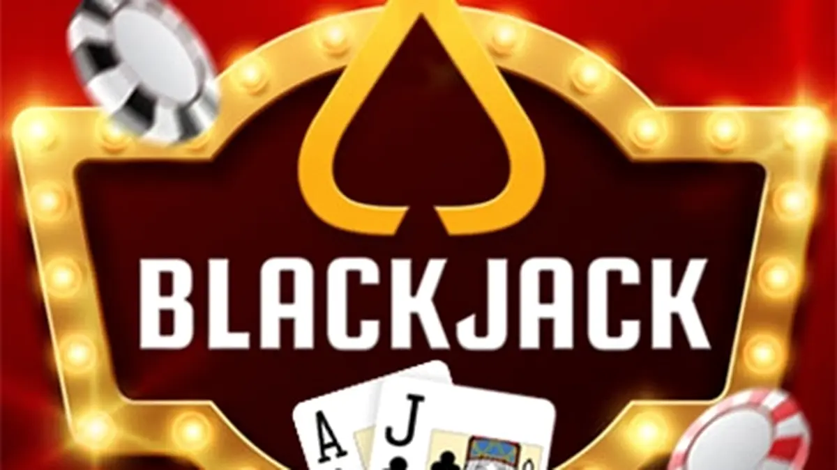 Tampilan antarmuka permainan kartu Blackjack Neo
